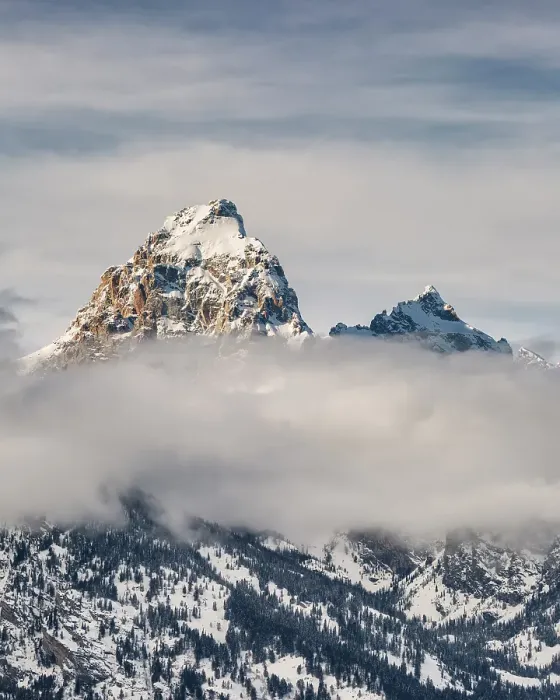 Framed Print : USA, Wyoming, Grand Teton National Park, Jackson, Grand Teton and Mount Owen above the clouds Framed Print : USA, Wyoming, Grand Teton National Park, Jackson, Grand Teton and Mount Owen above the clouds