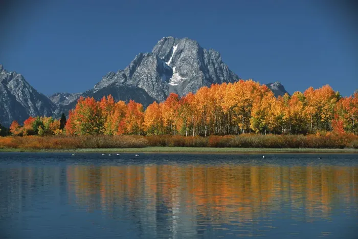 Framed Print : USA, Wyoming, Grand Tetons National Park in autumn, Mt Moren, Oxbow Bend Framed Print : USA, Wyoming, Grand Tetons National Park in autumn, Mt Moren, Oxbow Bend