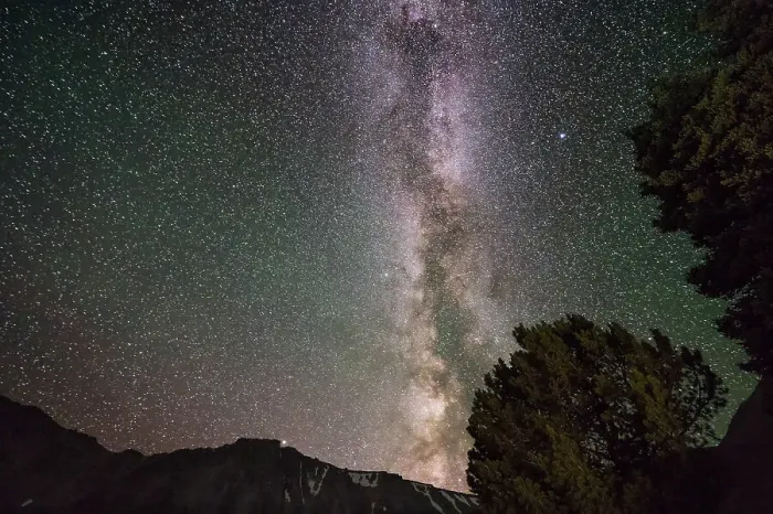 Framed Print : USA, Wyoming. Milky Way photograph of Absaroka Mountains near Cody Framed Print : USA, Wyoming. Milky Way photograph of Absaroka Mountains near Cody