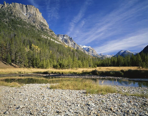 USA, Wyoming, Rocky Mountains, Wind River Range, Bridger Teton National Forest, Bridger Wilderness