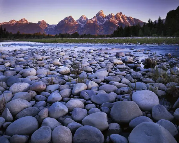 Framed Print : USA, Wyoming, Teton National Park, the Snake River, Teton Range