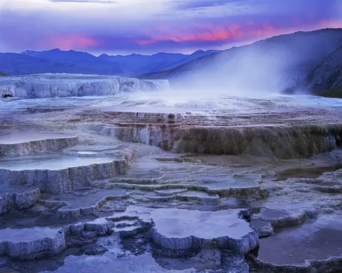 Framed Print : USA, Wyoming, Yellowstone National Park, Mammoth Hot Springs Framed Print : USA, Wyoming, Yellowstone National Park, Mammoth Hot Springs