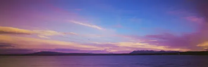 Framed Print : USA, Wyoming, Yellowstone National Park, View of Yellowstone lake at sunset in autumn Framed Print : USA, Wyoming, Yellowstone National Park, View of Yellowstone lake at sunset in autumn