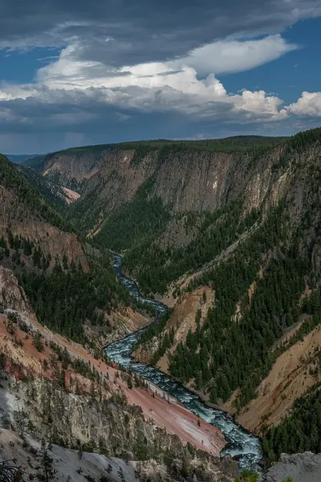 Framed Print : USA, Wyoming. Yellowstone River and Grand Canyon, Yellowstone National Park from Inspiration Point Framed Print : USA, Wyoming. Yellowstone River and Grand Canyon, Yellowstone National Park from Inspiration Point