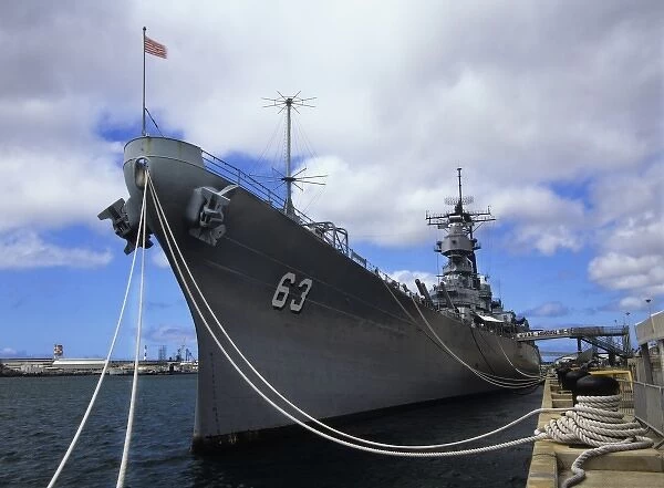 USS Missouri in Pearl Harbor, Hawaii