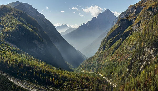 Valle Corpassa in Civetta - Moiazza mountain range in the Dolomites of the Veneto