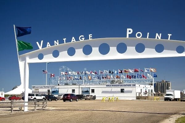 The Vantage Point Great Lakes Maritime Center located on the St. Clair River where