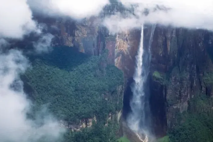 Framed Print : Venezuela, Angel Falls, Canaima National Park Framed Print : Venezuela, Angel Falls, Canaima National Park