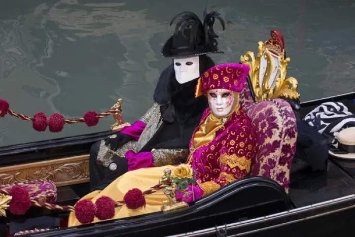 Framed Print : Venice at Carnival Time, Italy