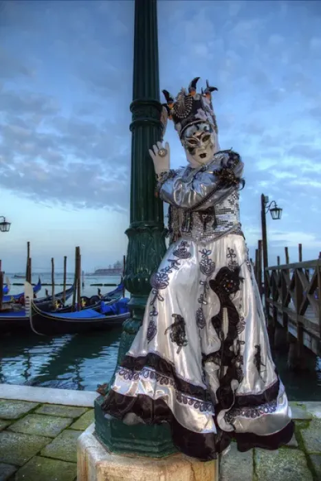 Framed Print : Venice at Carnival Time, Italy