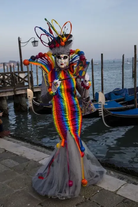 Framed Print : Venice at Carnival Time, Italy