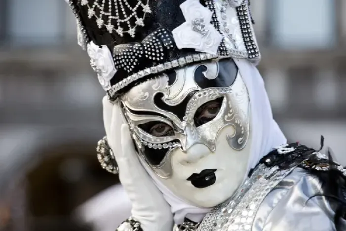 Framed Print : Venice at Carnival Time, Italy