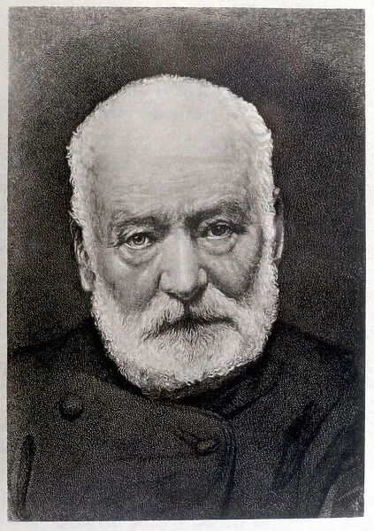 Victor Hugo, author, 1802-1885. France Copyright: aACollectionLtd