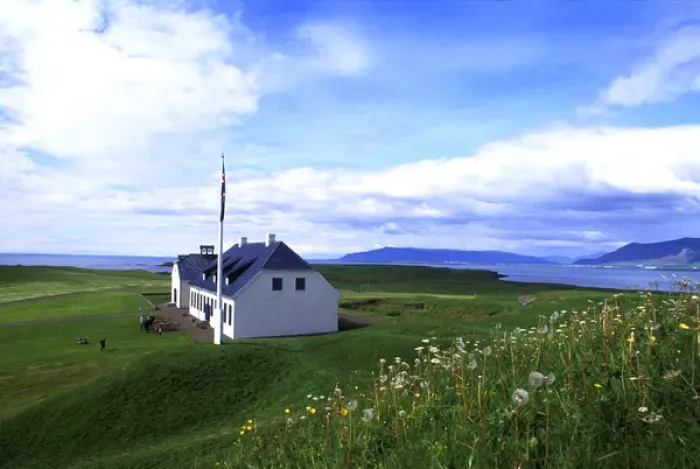 Framed Print : Videy Island Oldest Church and Restaurant in Iceland Framed Print : Videy Island Oldest Church and Restaurant in Iceland