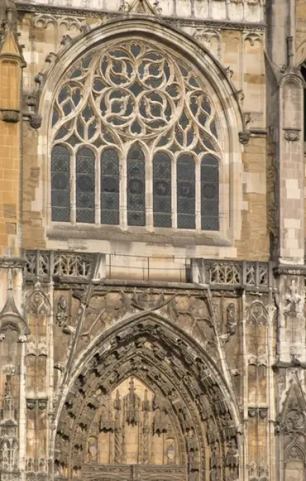 Framed Print : In Vienne, the Saint Maurice cathedral built between the 12th twelvth and 16th sixteenth century