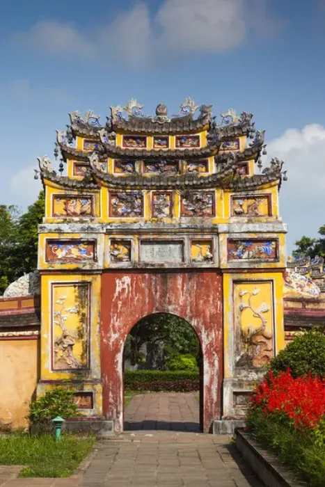 Framed Print : Vietnam, Hue, Hue Imperial City, To Mieu Temple Complex, exterior Framed Print : Vietnam, Hue, Hue Imperial City, To Mieu Temple Complex, exterior