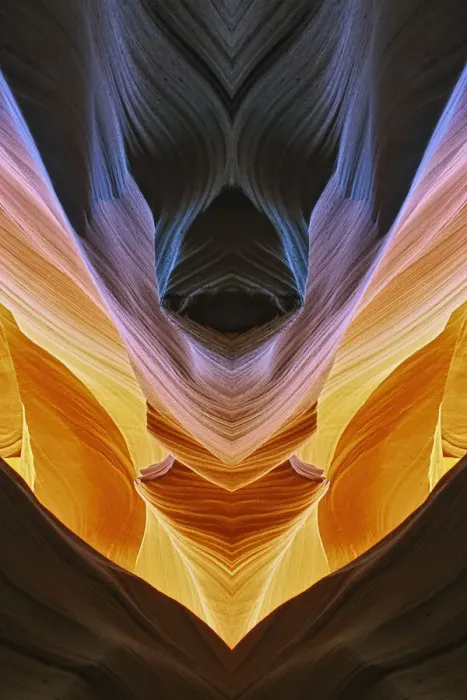 Framed Print : View of Antelope Canyon, Page, Arizona Framed Print : View of Antelope Canyon, Page, Arizona