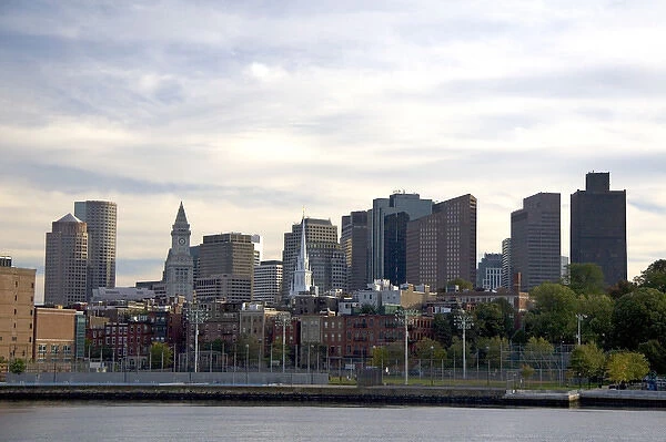 View of Boston from the Charles River, Boston, Massachusetts, USA