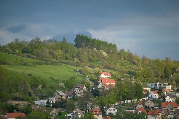 view from castle, Czech Republic, Ceske Krumlov, World Heritage Site