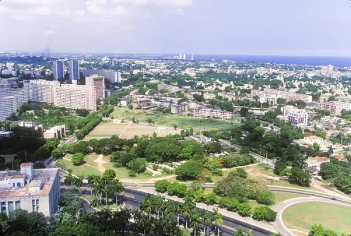 Framed Print : View of the city of Havana