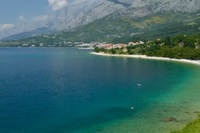 Framed Print : view of coast, dalmatia, croatia, eastern europe. balkan, europe Framed Print : view of coast, dalmatia, croatia, eastern europe. balkan, europe