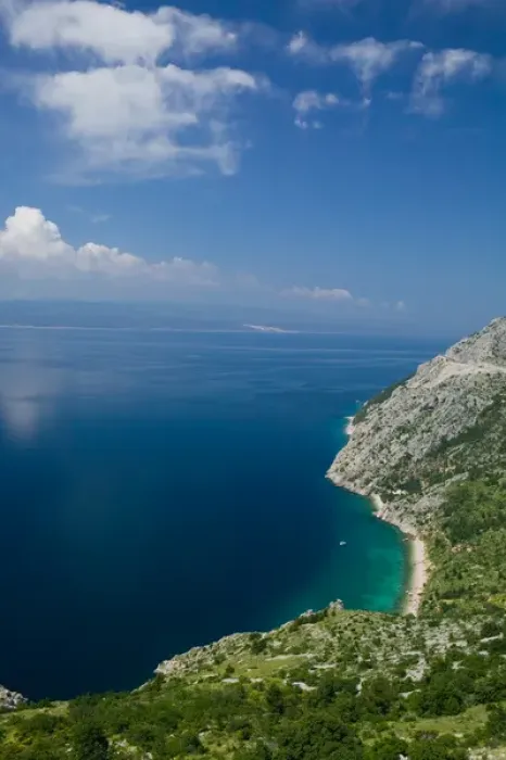 Framed Print : view of coastline, dalmatia, croatia, eastern europe. balkan, europe Framed Print : view of coastline, dalmatia, croatia, eastern europe. balkan, europe