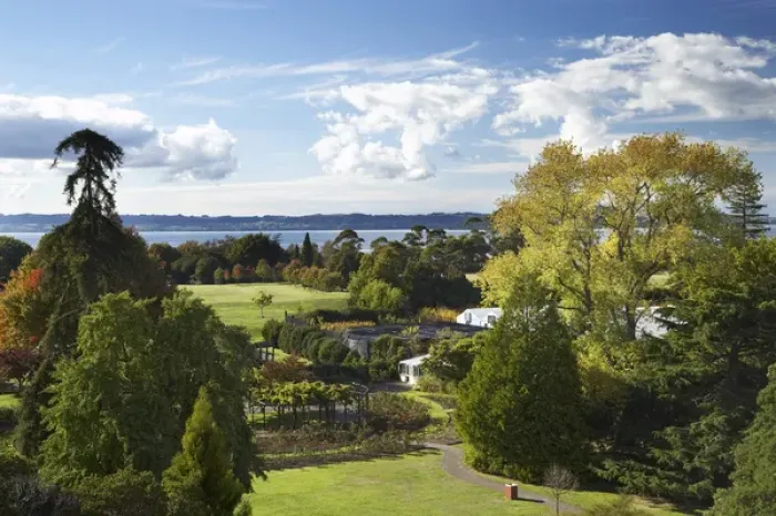 Framed Print : View over Government Gardens from Bath House, Rotorua, North Island, New Zealand