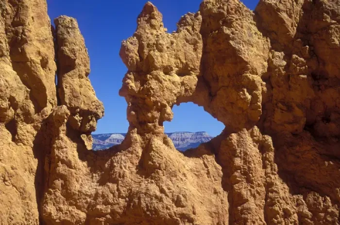 Framed Print : View through hoodoos at Bryce National Park, Utah Framed Print : View through hoodoos at Bryce National Park, Utah