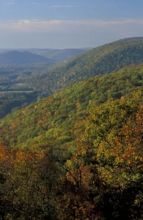 Framed Print : The view of the Housatonic River from Calebs Peak on the Appalachian Trail in Framed Print : The view of the Housatonic River from Calebs Peak on the Appalachian Trail in