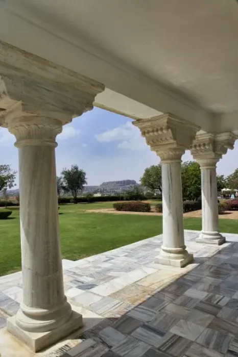 Framed Print : View of Mahrangarh Fort from Umaid Bhawan Palace hotel, Jodjpur, India