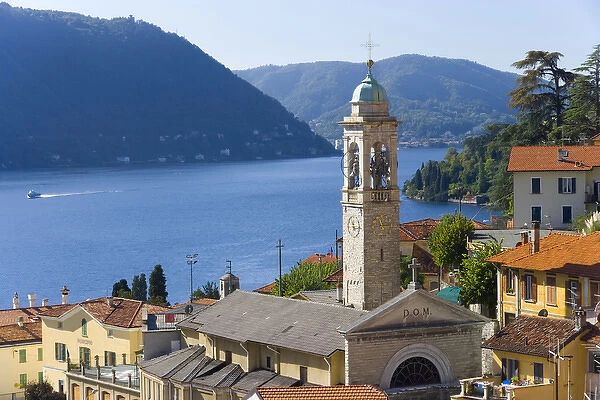 View over Moltrasio, Lake Como, Italy