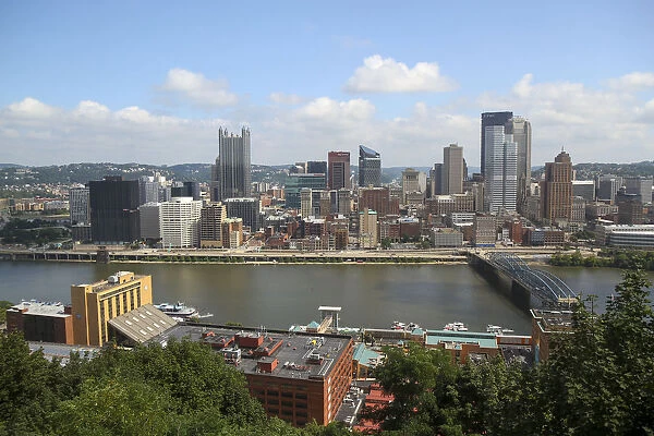 View from Mount Washington, Pittsburgh, Pennsylvania, USA