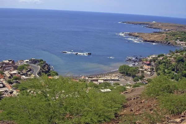 View from the road on Cidade Velha, Santiago Island, Cabo Verde
