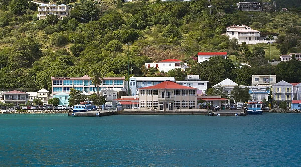 A view of Road Harbour in Road Town, Tortola British Virgin Islands