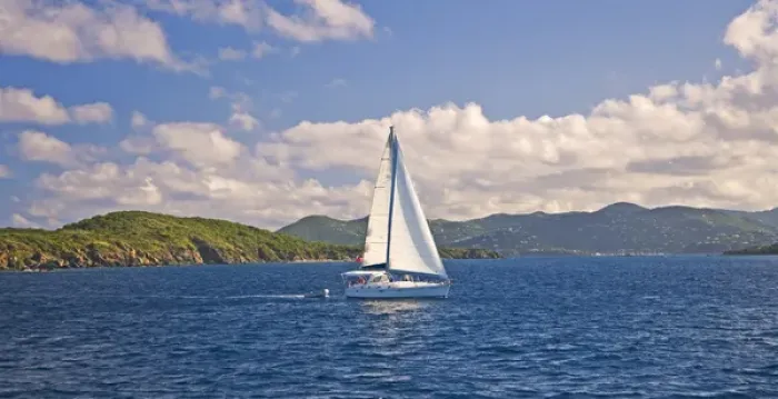 Framed Print : A view of a sail boat at Chrismas Cove, Great St. James Island U. S. Virgin Island Framed Print : A view of a sail boat at Chrismas Cove, Great St. James Island U. S. Virgin Island