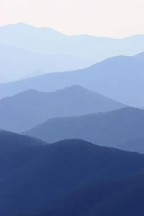 Framed Print : View of Smoky Mountain Range from Clingmans Dome Framed Print : View of Smoky Mountain Range from Clingmans Dome