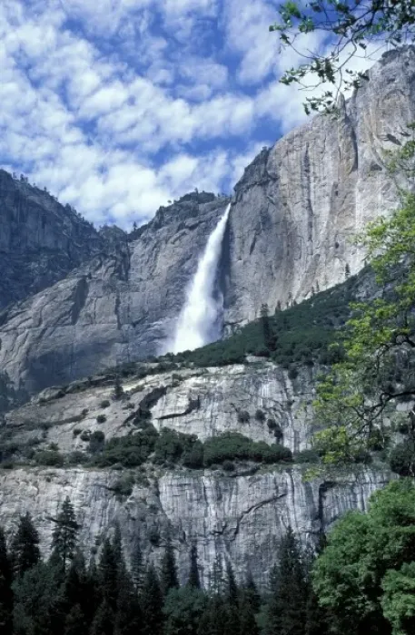 Framed Print : View of Upper Yosemite Falls in Yosemite National Park Framed Print : View of Upper Yosemite Falls in Yosemite National Park