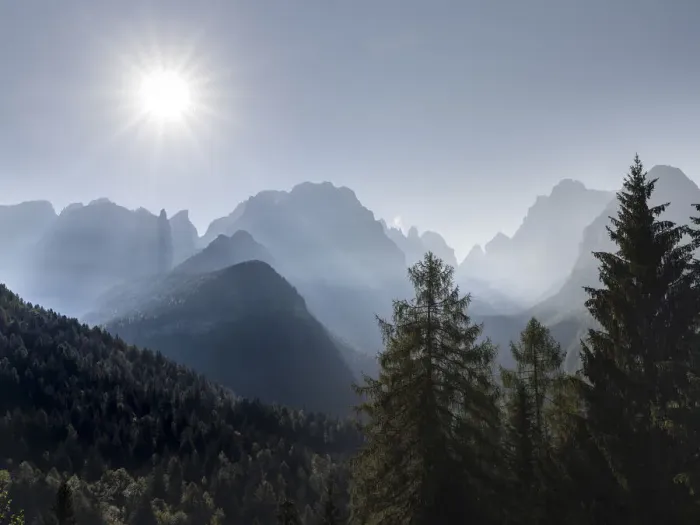 Framed Print : View from Val Rendena towards the Brenta Dolomites, UNESCO World Heritage Site Framed Print : View from Val Rendena towards the Brenta Dolomites, UNESCO World Heritage Site