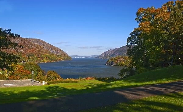 Viewing the grounds at West Point NY