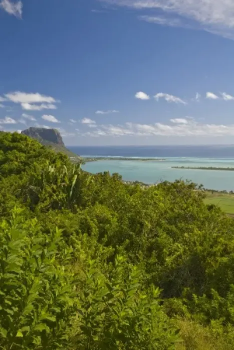 Framed Print : Viewpoint near Grand Riviere Noire, South Mauritius, Africa