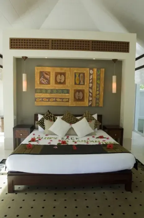 Framed Print : Villa at Banyan Tree Resort on Mahe Island Framed Print : Villa at Banyan Tree Resort on Mahe Island