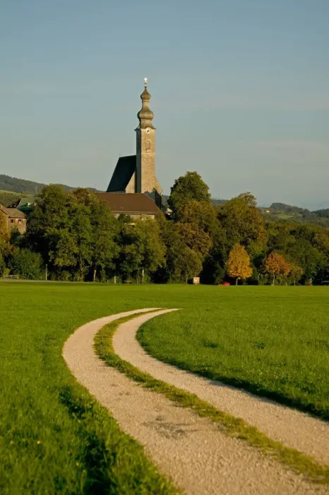 Framed Print : Village church, Bavaria, Germany Framed Print : Village church, Bavaria, Germany