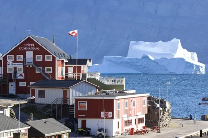 Framed Print : Village Uummannaq Greenland