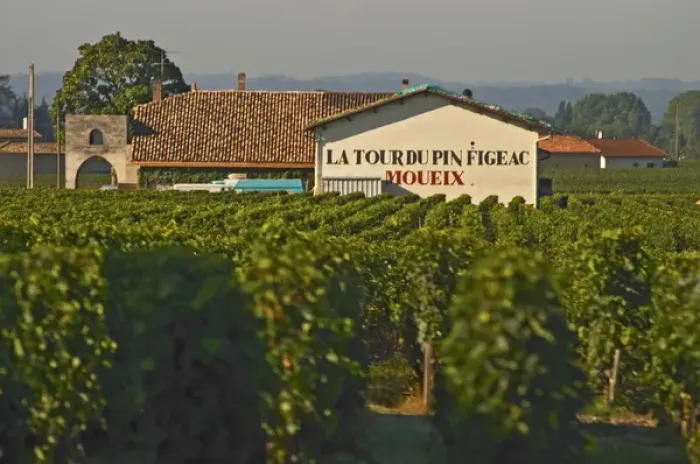 Framed Print : Vineyard and Chateau Latour du Pin Figeac (Moueix), as it is called, in Saint Emilion