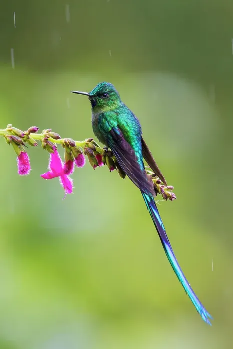 Framed Print : Violet-tailed sylph, cloud forest of Ecuador Framed Print : Violet-tailed sylph, cloud forest of Ecuador