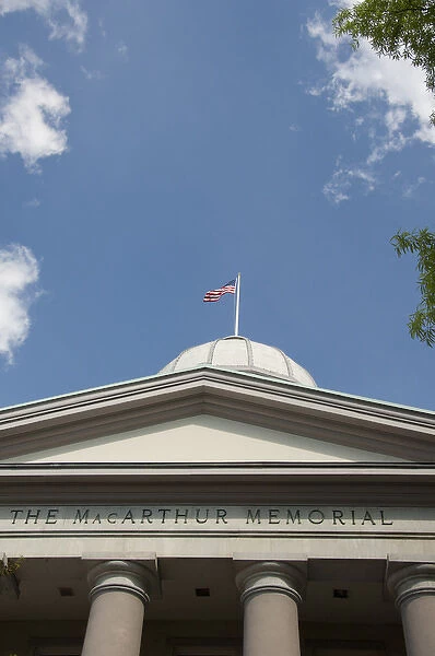Virginia, Norfolk. MacAuthur Square, General Douglas MacArthur Memorial