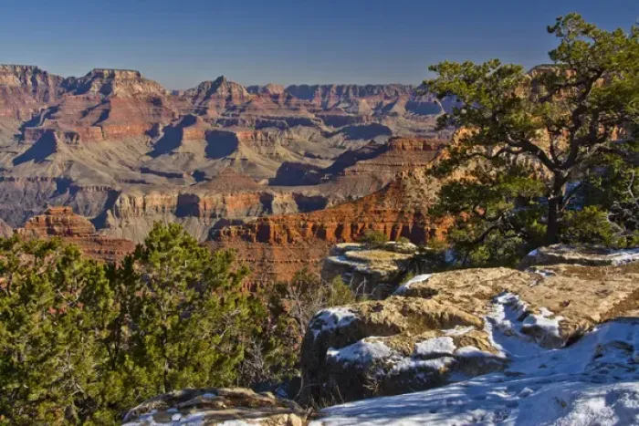 Framed Print : vista, from Mather Point, South Rim, Grand Canyon National Park, Arizona, USA