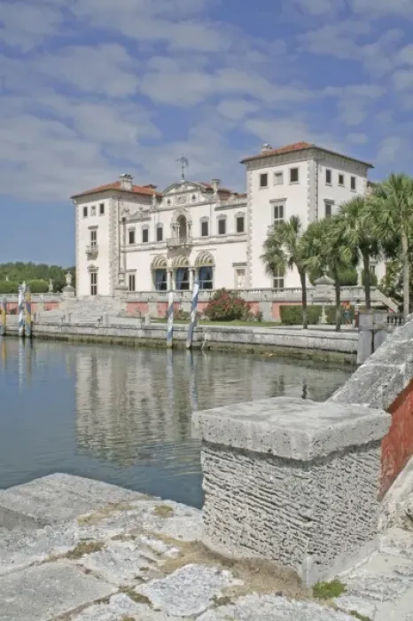 Framed Print : Vizcaya Museum and Gardens Miami Florida