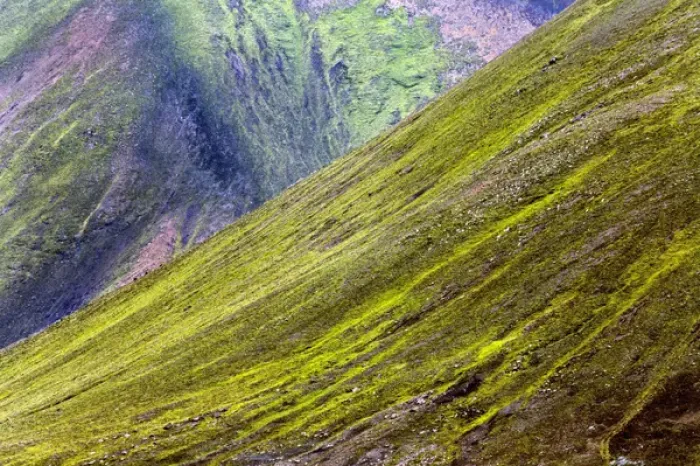 Framed Print : Volcanic mountain slope, Iceland