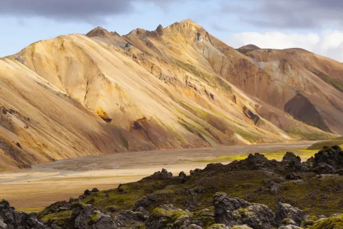 Framed Print : Volcanic surreal landscape at Landmannalaugar National Park, Iceland Framed Print : Volcanic surreal landscape at Landmannalaugar National Park, Iceland